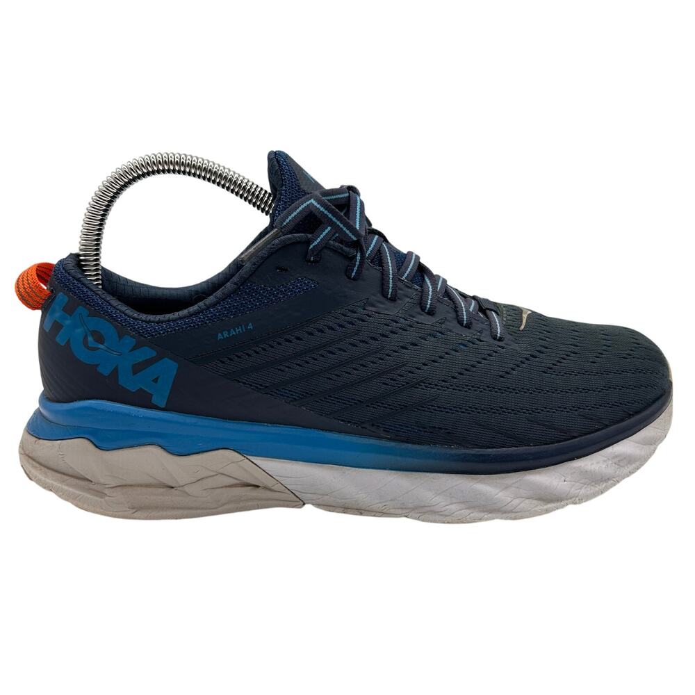 Hoka One One Arahi 4 Shoes Men's 8.5 Blue Athletic Training Running Gym Sneakers